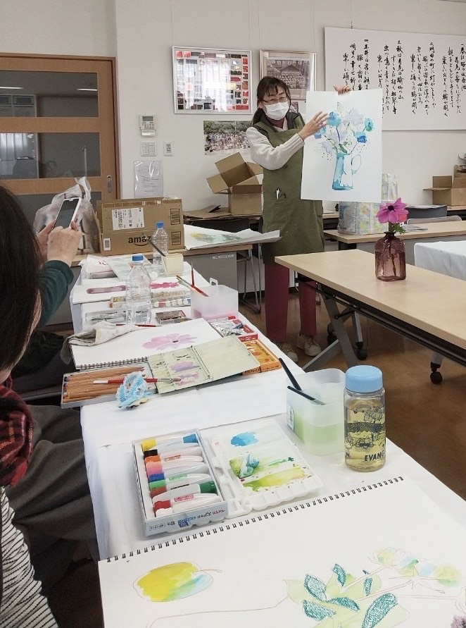 夜の絵画教室